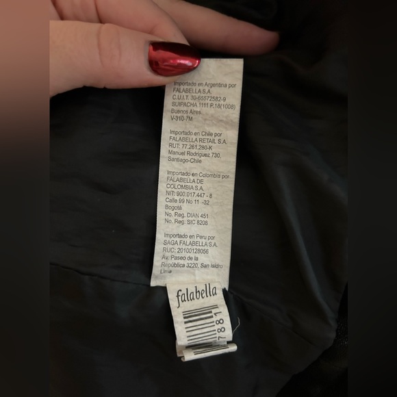 Stefano Cocci Vegan Suede Black Full Zip Moto Jacket | Size L - Picture 6 of 6